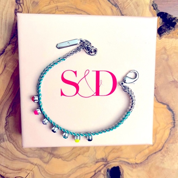 Stella & Dot Rainbow Friendship Bracelet, NWOT, colorful! - Picture 5 of 11